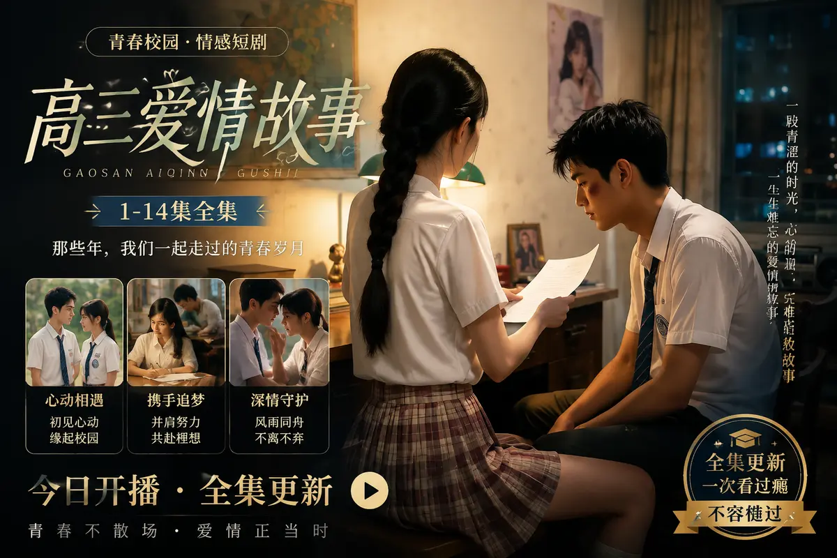 《高三爱情故事》AI黄果真人短剧全集在线观看 - 林澈苏晚晴青春意难平 - 百度夸克网盘分享HD未删减版 - 小熊篇过去篇补习篇