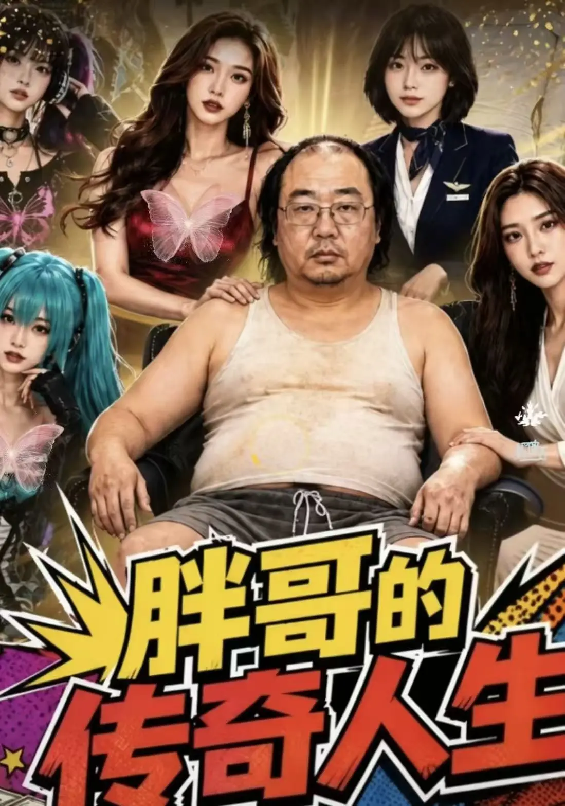《胖哥的传奇人生》全集无广告免费在线观看-夸克迅雷百度云网盘资源直达-胖哥的传奇人生200斤胖子逆袭太解气-黄果魔改ai短剧